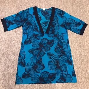 MERONA Swim Coverup Dress Polynesian Paradise Blue